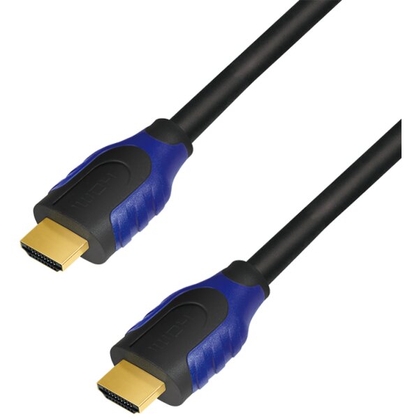 LogiLink Câble HDMI High Speed, fiche mâle HDMI - mâle, 2 m