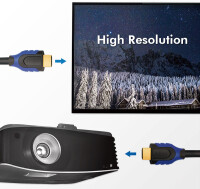 LogiLink Câble HDMI High Speed, fiche mâle HDMI - mâle, 2 m