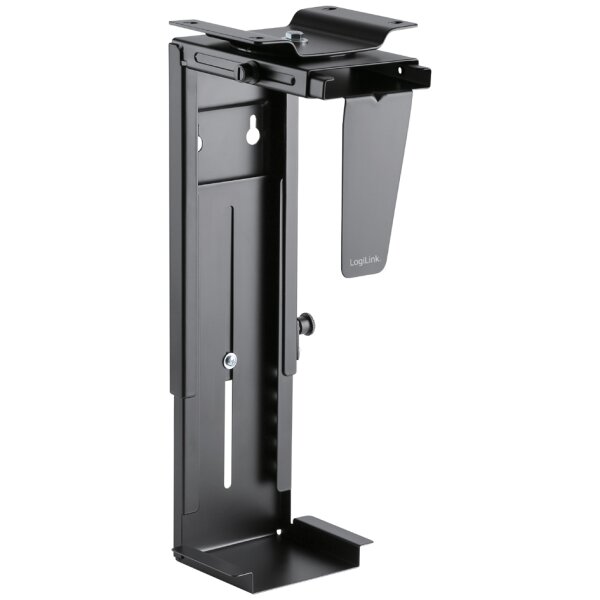 LogiLink PC-Halter, aus Metall, dreh- &amp; ausziehbar, schwarz