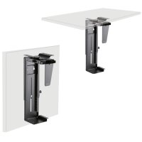 LogiLink PC-Halter, aus Metall, dreh- & ausziehbar, schwarz
