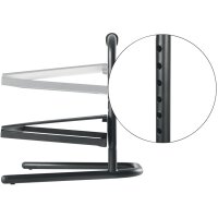 LogiLink Repose-pieds, réglable en hauteur, noir