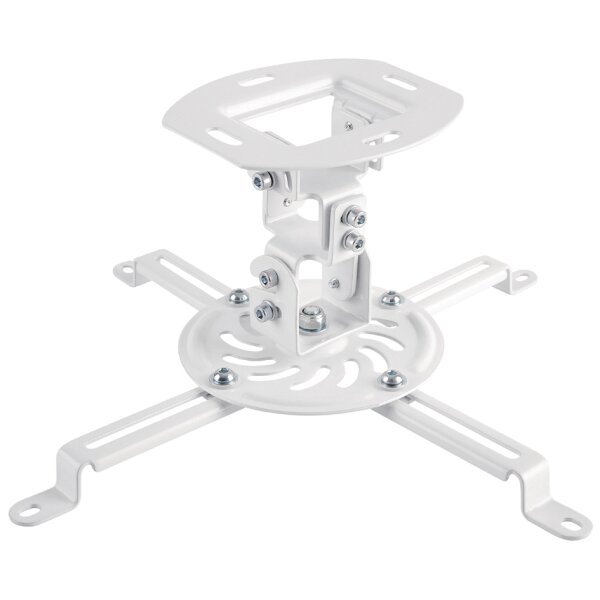 LogiLink Support de plafond pour vidéoprojecteur, blanc