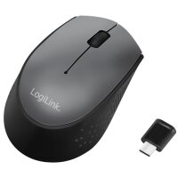 LogiLink Souris optique USB-C, sans fil, noir