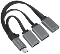 LogiLink Hub USB 3.0 avec fiche USB-C 3.1 Gen1, 3 ports