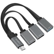 LogiLink USB 3.0 Hub mit USB-C 3.1 Gen1 Anschluss, 3-Port