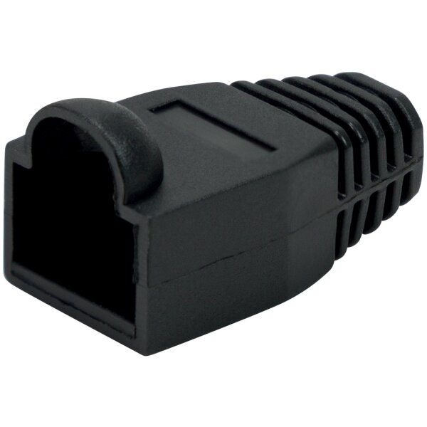 LogiLink Knickschutztülle für RJ45 Steckverbinder, schwarz