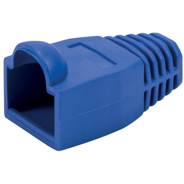 LogiLink Manchon de protection pour connecteur RJ45, bleu