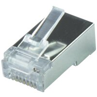 LogiLink Modularer RJ45-Steckverbinder Kat.6A, geschirmt
