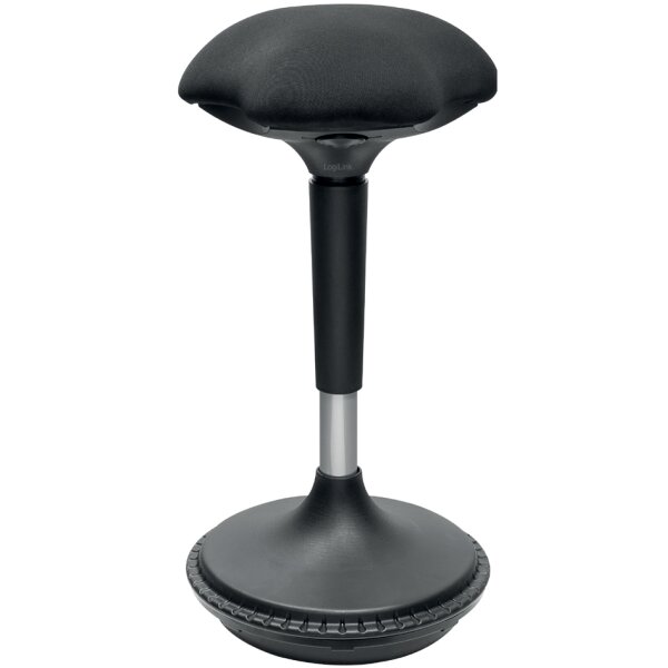 LogiLink Tabouret, hauteur réglable, noir