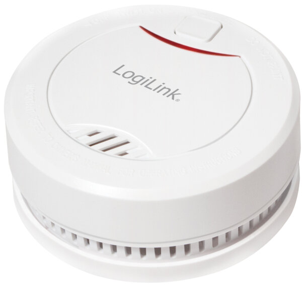 LogiLink Détecteur de fumée Longlife, avec batterie, blanc