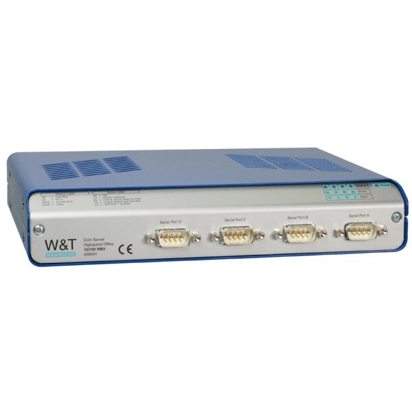 W&amp;T Com-Server Highspeed Office, 4 Port, RJ45 10 100BaseTX