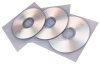 proOFFICE Pochette pour CD/DVD, pour 1 CD/DVD, transparent