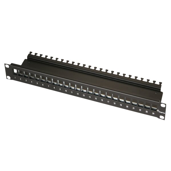 Teleg&auml;rtner 19" Modultr&auml;ger 1 HE, f&uuml;r 24 AMJ Module