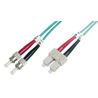 DIGITUS Câble patch LWL, OM3, fiche mâle ST -...