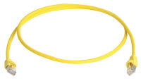 Telegärtner Câble patch, Cat.6A (profond), S/FTP,0,5 m jaune