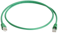 Telegärtner Patchkabel, Kat.6A (tief), S FTP, 1,0 m, grün