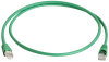 Telegärtner Patchkabel, Kat.6A (tief), S FTP, 1,0 m, grün