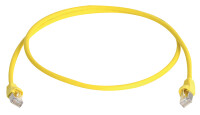 Telegärtner Câble patch, Cat.6A (profond), S/FTP, 1 m, jaune