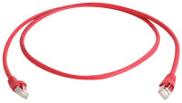 Telegärtner Câble patch, Cat.6A, S/FTP (profond), 5 m, rouge
