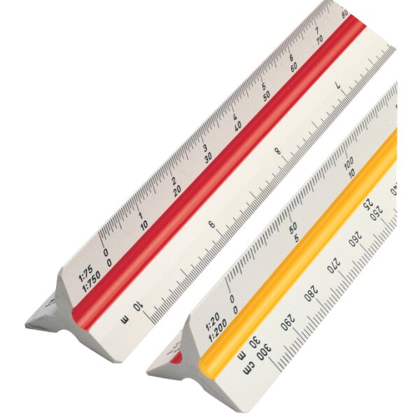 rotring Echelle de réduction pour architecte (A), blanc
