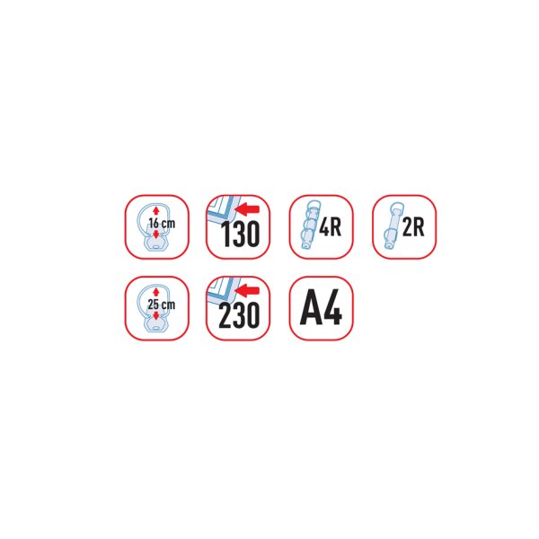 herlitz Classeur &agrave; anneaux easy orga to go, A4, 2 anneaux