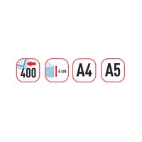 herlitz Boîte de classement easy orga to go, A4, pomme