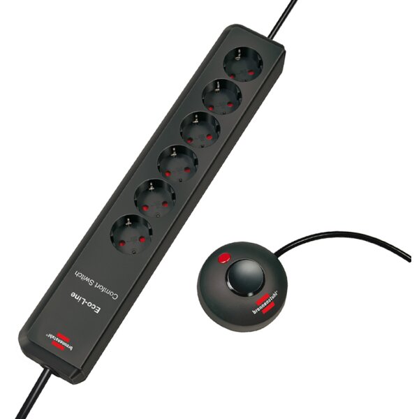 brennenstuhl Steckdosenleiste Eco-Line Comfort Switch