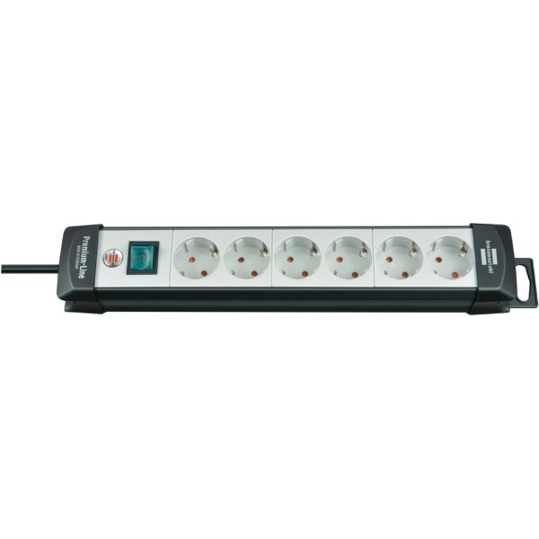brennenstuhl Steckdosenleiste Premium-Line, 6-fach