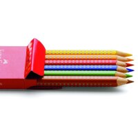 FABER-CASTELL Farbstifte Colour Grip 112406 6 Farben