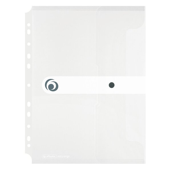 herlitz Dokumententasche easy orga to go, transparent-blau