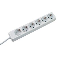 BACHMANN Steckdosenleiste "SELLY", 6-fach, schwarz