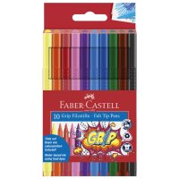 FABER-CASTELL Stylo feutre GRIP COLOUR MARKER,...