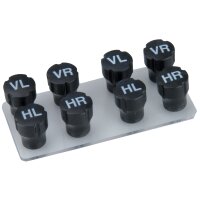 IWH Rad-Markierungsset, Ventilkappen, 8-teilig