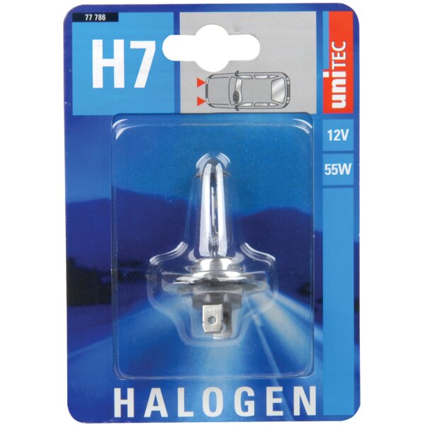 cartrend Ampoule halogène H7 pour phare, 12 V, 55 watts