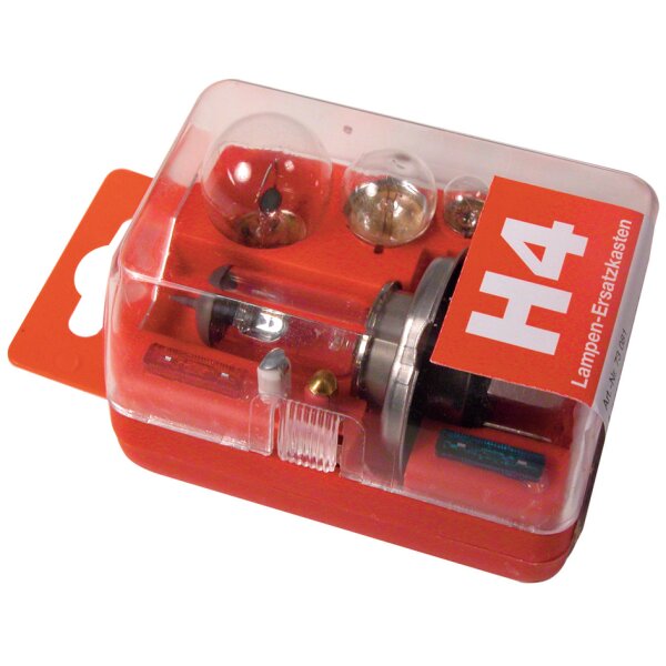 cartrend Bo&icirc;te dampoules de rechange H4, 8 pi&egrave;ces