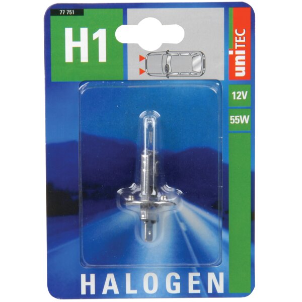 cartrend Ampoule halogène H1 pour projecteur principal, 12 V