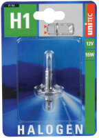 uniTEC KFZ-Lampe H1 für Hauptscheinwerfer, 12 V, 55...