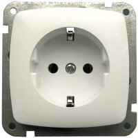 uniTEC Schutzkontakt-Steckdose "ROMA", polarweiss