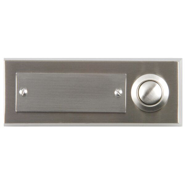 UniTEC Bouton pour sonnette, en zinc moul&eacute;, 2 boutons