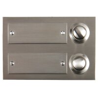 UniTEC Bouton pour sonnette, zinc moulé, 1 bouton