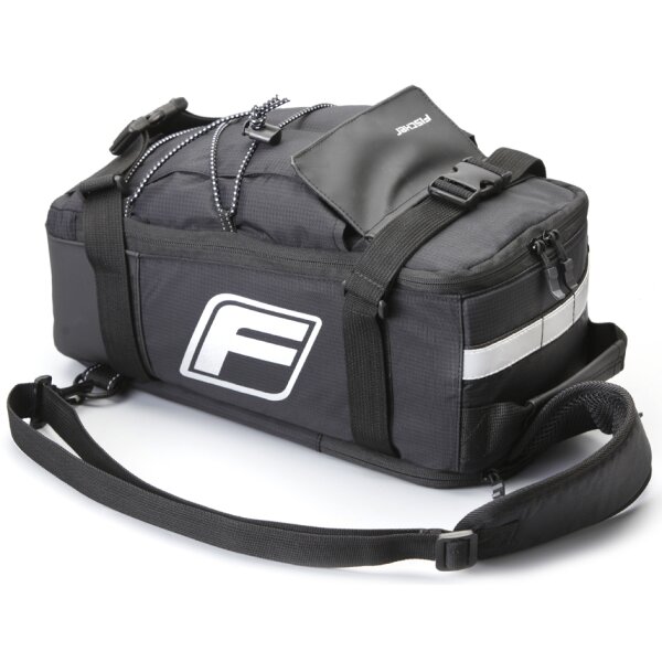 FISCHER Fahrrad-Gep&auml;cktr&auml;gertasche 2in1, schwarz