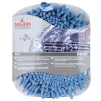NIGRIN Performance Microfaser-Waschhandschuh