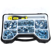 BRÜDER MANNESMANN Kit de colliers de serrage, 50...