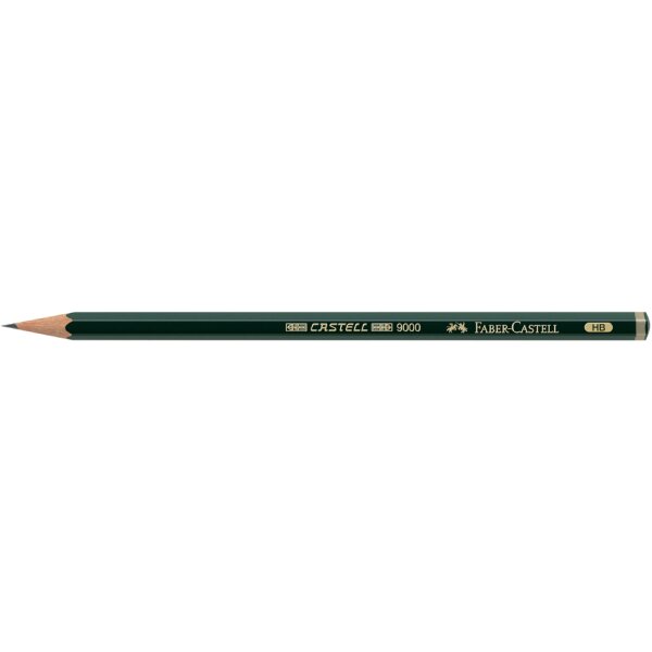 FABER-CASTELL Bleistift CASTELL 9000, Härtegrad: 7B