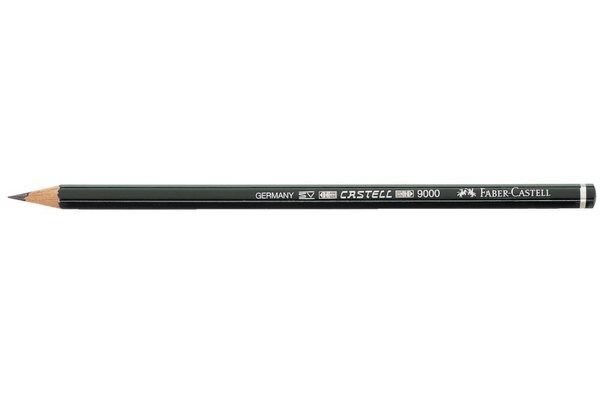 FABER-CASTELL Crayon CASTELL 9000 F 119010