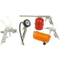 BRÜDER MANNESMANN Druckluftsatz, 5-teilig, mit...