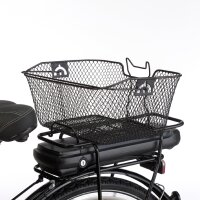 FISCHER Fahrrad-Gepäckträgerkorb, schwarz