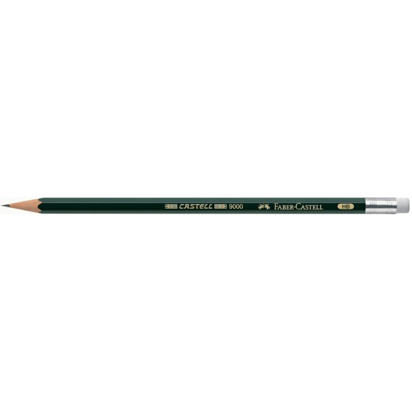 FABER-CASTELL Crayon CASTELL 9000 avec gomme