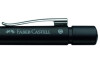 FABER-CASTELL Druckbleistift GRIP 2011 B 131287 schwarz met., Radierer 0.7mm