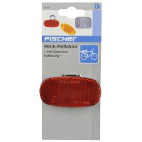 FISCHER Fahrrad-Heckreflektor, mit Universalhalterung